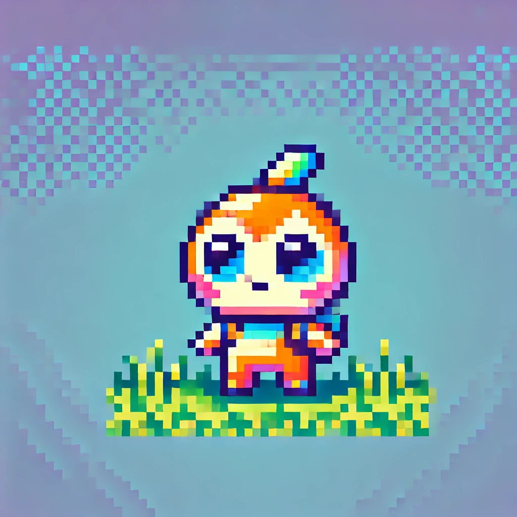 Contoh Seni Pixel & Lukisan Titik 01