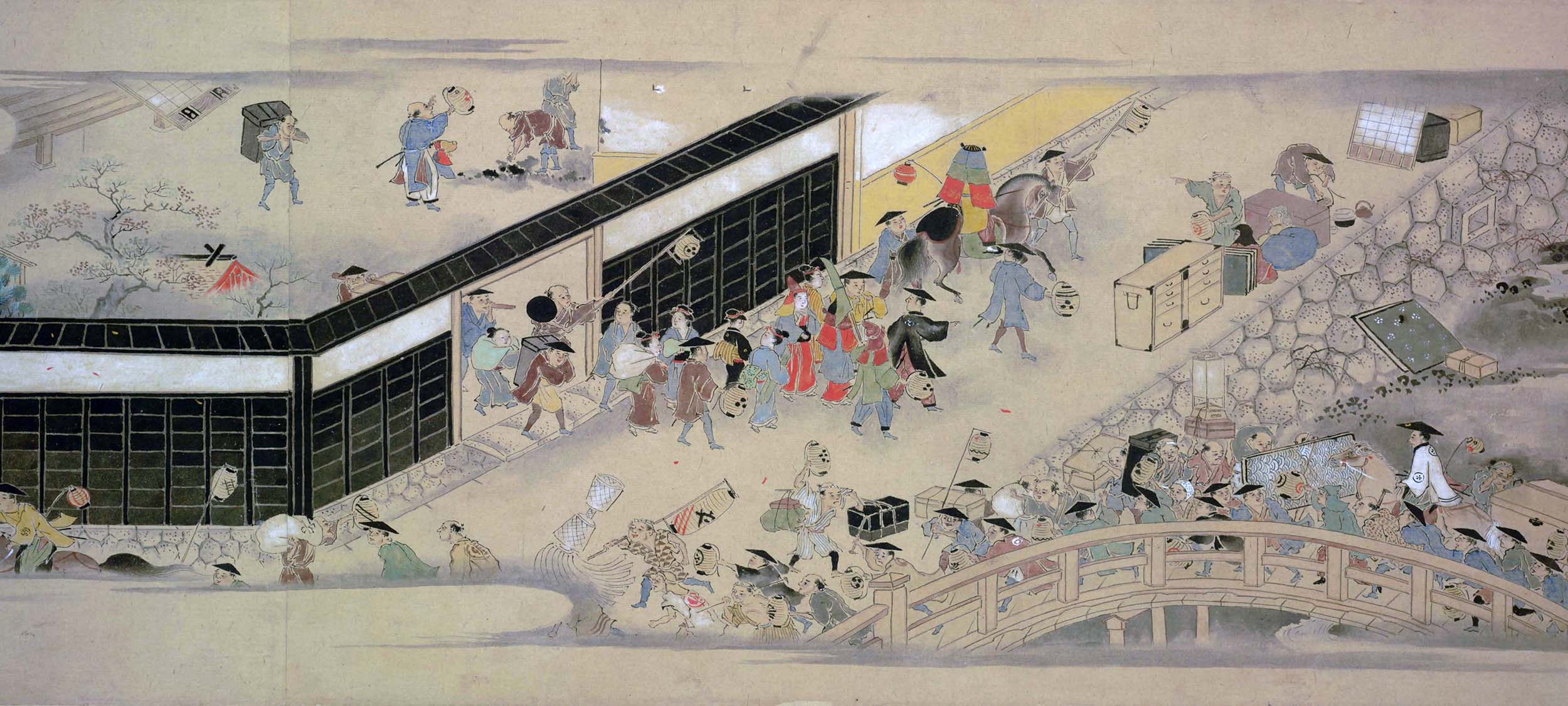 目黒行人阪火事絵巻(めぐろぎょうにんざかかじえまき)[写 目黒行人阪火事絵巻(めぐろぎょうにんざかかじえまき)[写