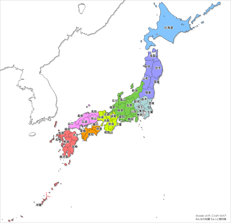 みんなの知識 ちょっと便利帳 埼玉県の形と位置 クイズ 形で当てよう都道府県の答え