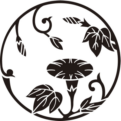 枝丸に朝顔・朝顔枝丸（２）