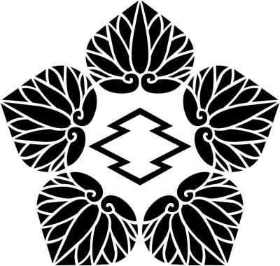 五つ葵に中陰松皮菱