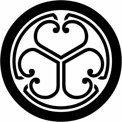 丸に中陰三つ葵（３）