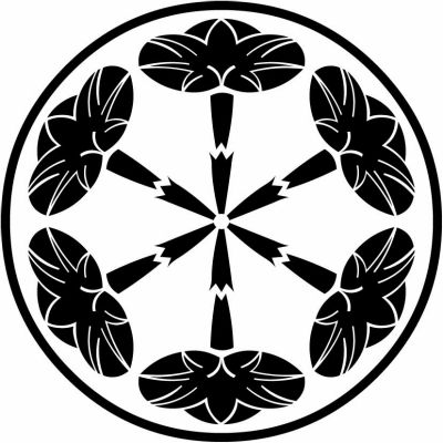 細輪に六つ朝顔（１）