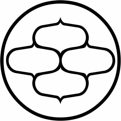 糸輪に四つ網目