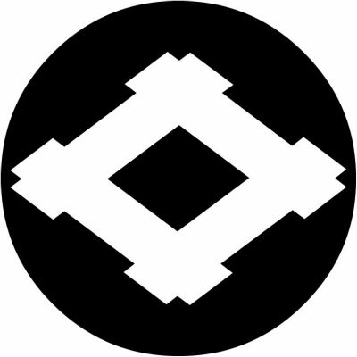 石持ち地抜き井桁