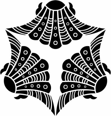 三つ尻合わせ板屋貝・三つ尻合わせ海扇・六角形板屋貝