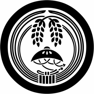 丸に結び稲に笠（１）・丸に変わり抱き稲に笠（１）