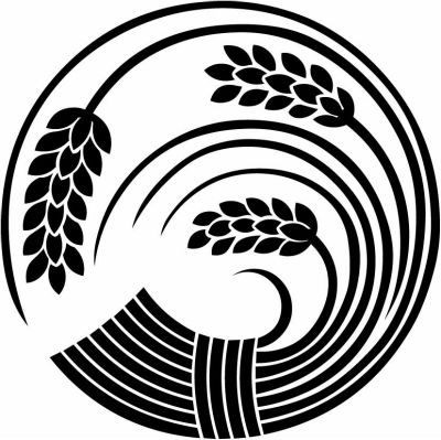 左一つ稲の丸・左回り一つ稲の丸・左稲の丸・左回り稲の丸・三つ穂片手稲