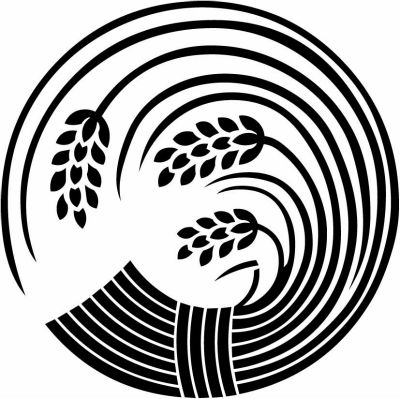 左回り変わり一つ稲の丸・左変わり稲の丸・一つ葉折れ稲の丸