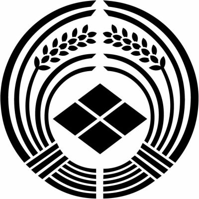 抱き稲に武田菱