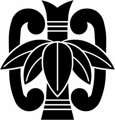 唐団扇笹・唐団扇に笹