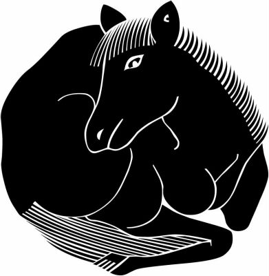 坐り馬・馬の丸