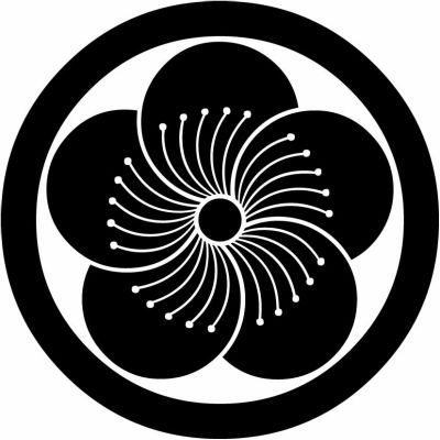 丸に捻じ向こう梅