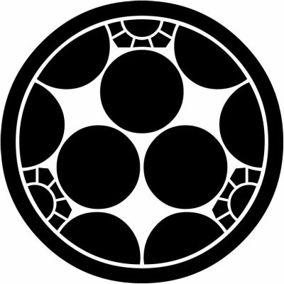 中輪に三つ割り梅鉢