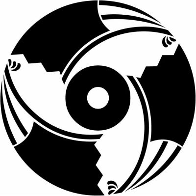 三つ雁木扇蛇の目