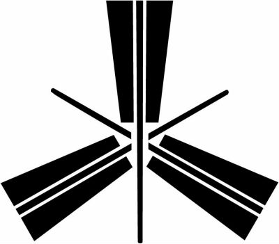 三本重ね扇・三本違い扇