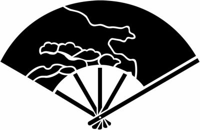 扇に松雲