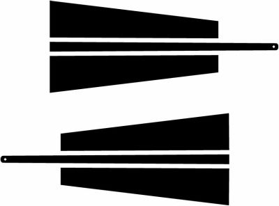 入れ違い二本扇・入れ違い二本疊扇