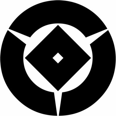 三つ地紙に釘抜き