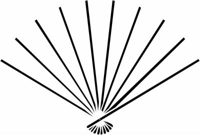 十本扇の骨・骨扇