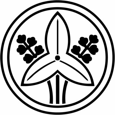 総陰丸に立ち沢瀉・陰丸に沢瀉