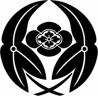 抱き葉沢瀉に木瓜