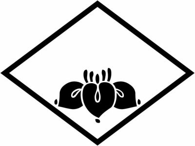 糸菱に総覗き花杜若