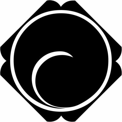 隅入り角持ちに一つ巴