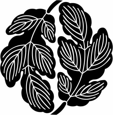 入れ違い梶の葉