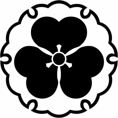 雪輪に片喰（２）