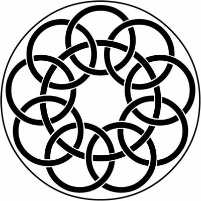 毛輪に十曜金輪