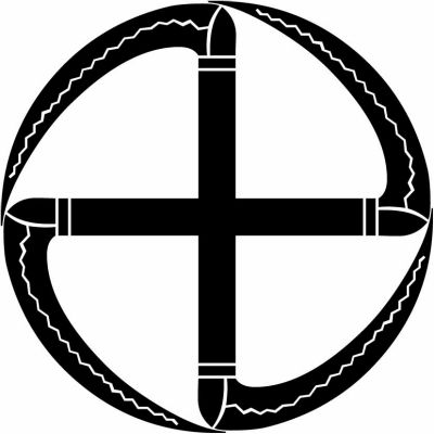 四つ鎌・四つ車鎌・四つ鎌車・万字鎌／卍鎌