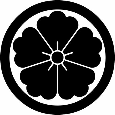 丸に唐花（２）