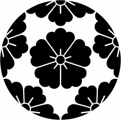 五つ割り唐花に唐花・変わり浮線綾唐花