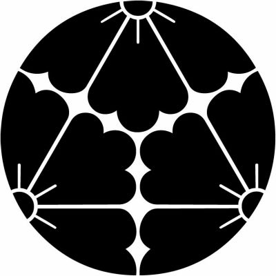 三つ割り唐花・三つ割り花角