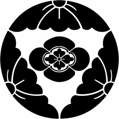 三つ割り唐花に木瓜