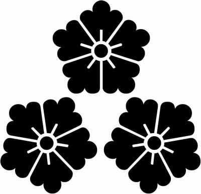 三つ尻合わせ唐花