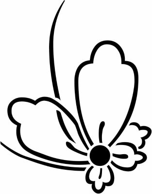 中陰唐花飛び蝶