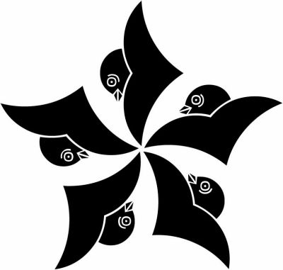 五つ雁金車・五つ雁金