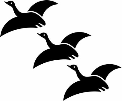 三羽飛び雁（１）