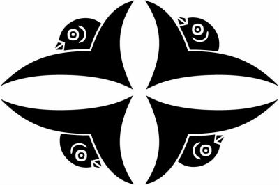 尻合わせ四つ雁金菱