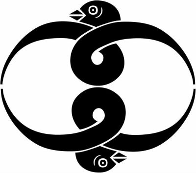 尻合わせ二つ結び雁金