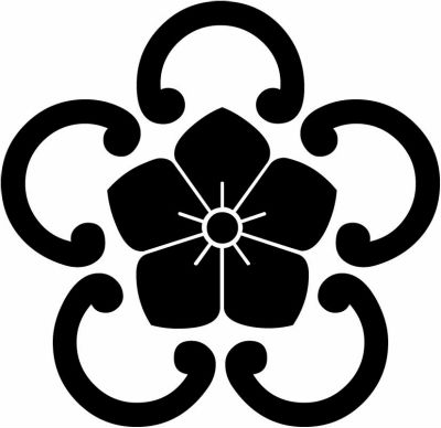 五つ鐶に桔梗・五鐶に桔梗