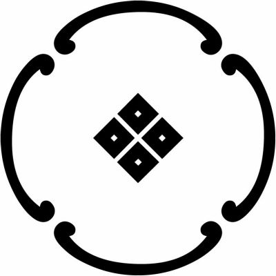 四つ鐶に蛇の目四つ目・四つ鐶に蛇の目式四つ目