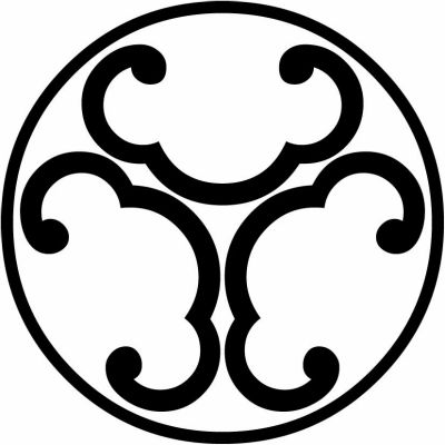 糸輪に頭合わせ三つ唐鐶