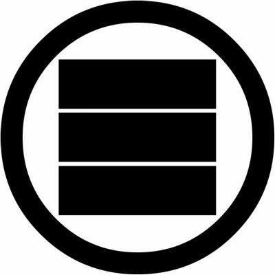 丸に算木・丸に三つ算木・丸に三木