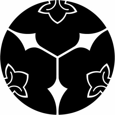 三つ割り裏桔梗