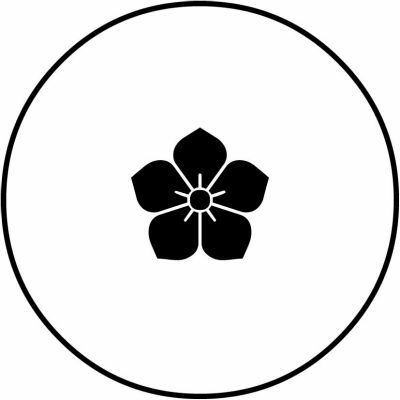 糸輪に豆桔梗・糸輪に蛇の目式桔梗