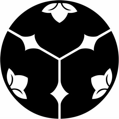 台地抜き三つ割り裏桔梗