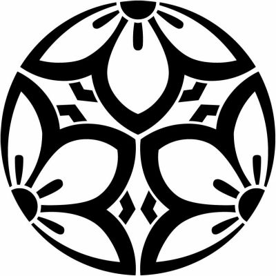 中陰三つ割り八重桔梗